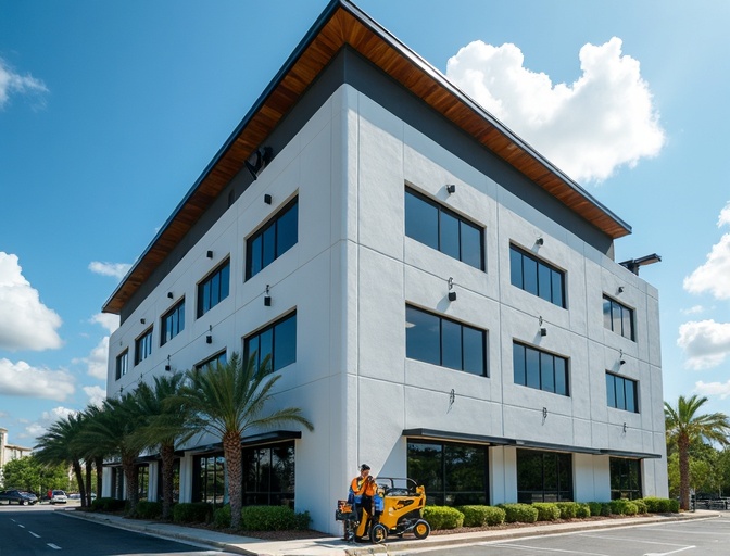 Commercial gutter cleaning in Florida